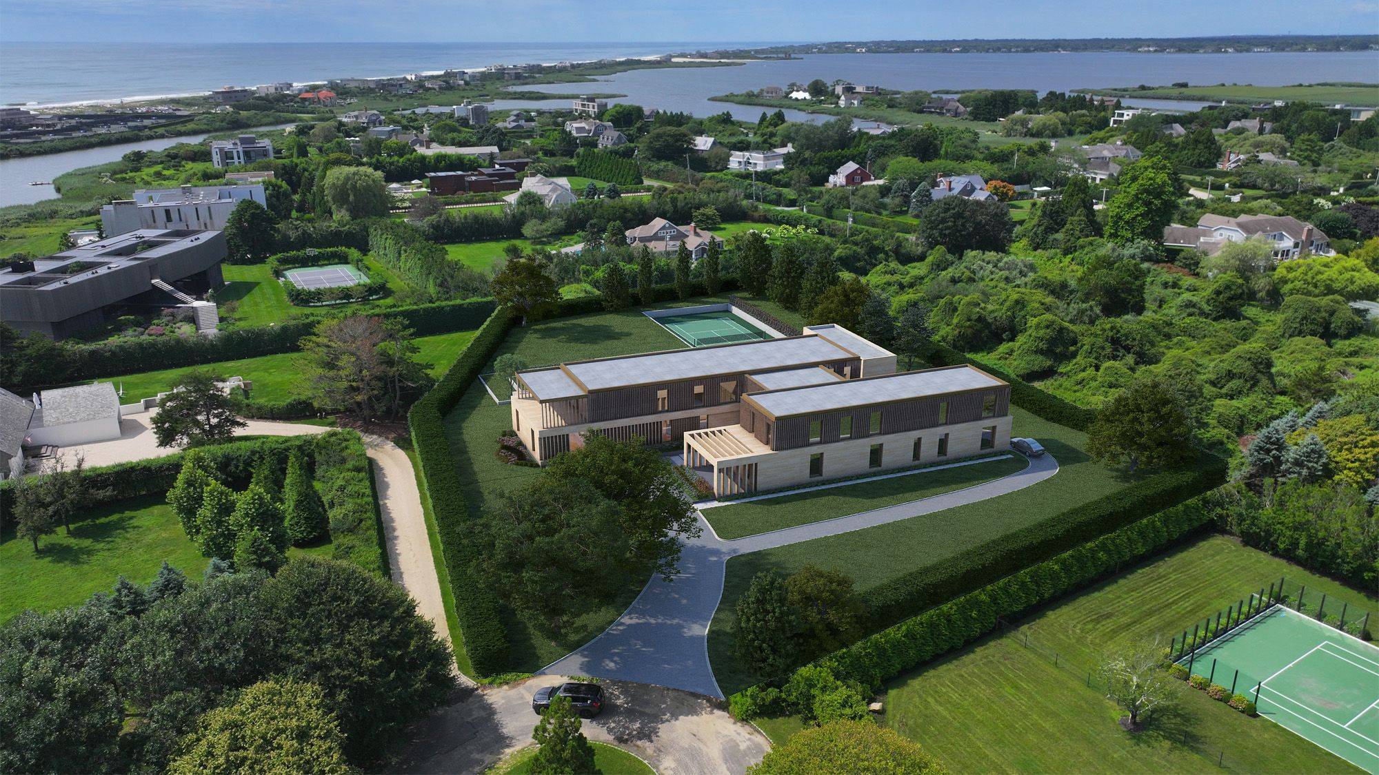 Contemporary New Construction South of Highway