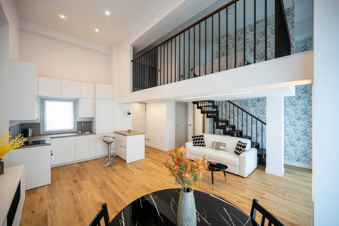 Contemporary Loft Living with Private Terrace in Porta Romana