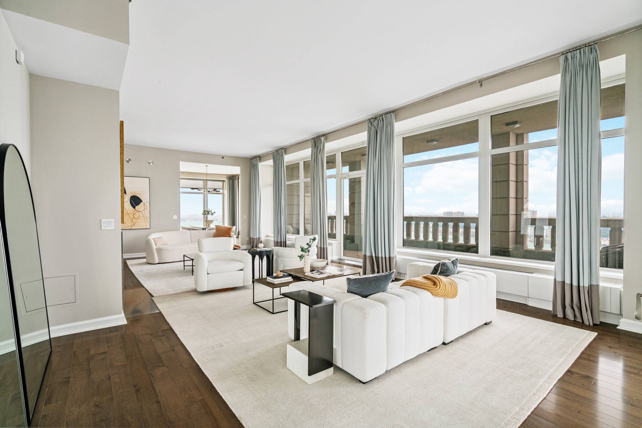 Masterpiece Above the Hudson | Full-Floor Trophy Penthouse with Private Terraces & Endless Vistas